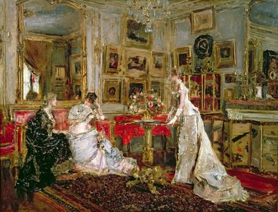 Visiting by Alfred Emile Stevens